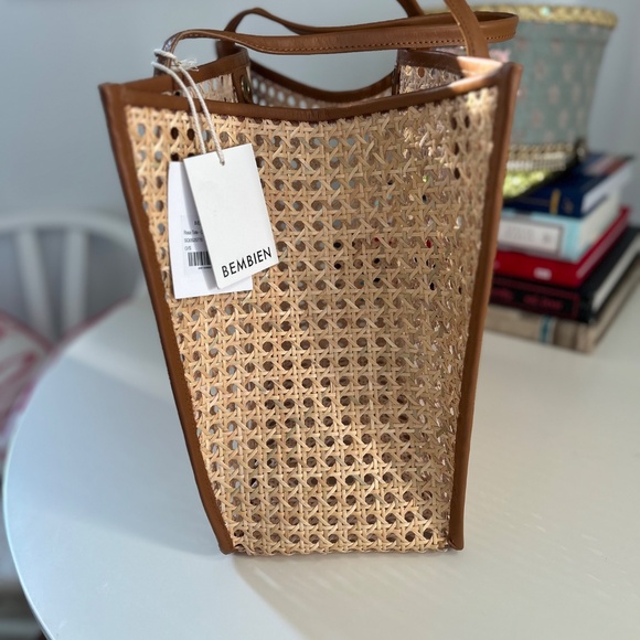 Bembien Rosa Rattan Tote - Picture 3 of 5